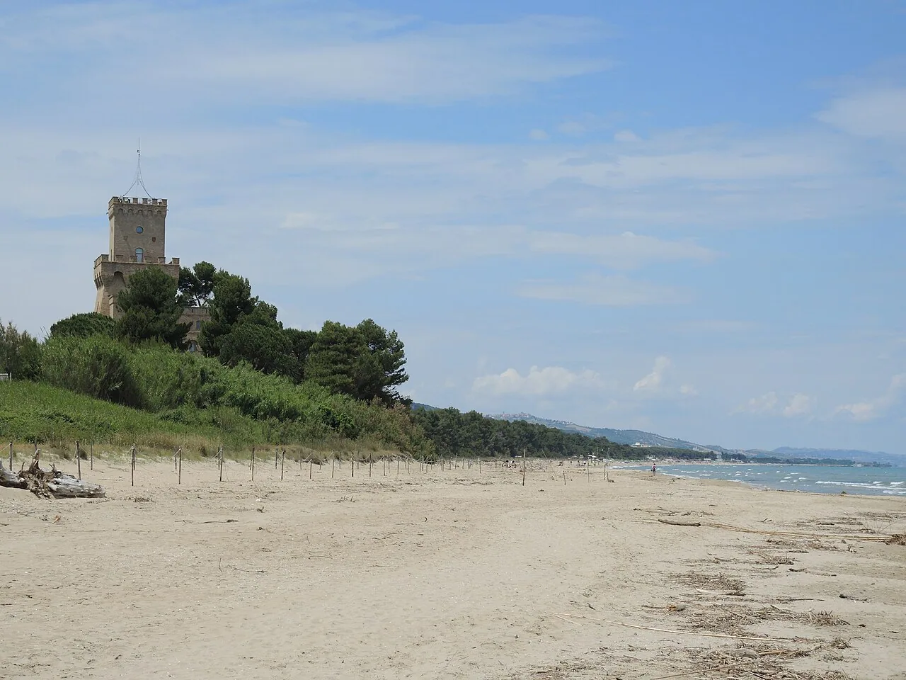 La spiaggia dell'Area Marina Protetta Torre del Cerrano