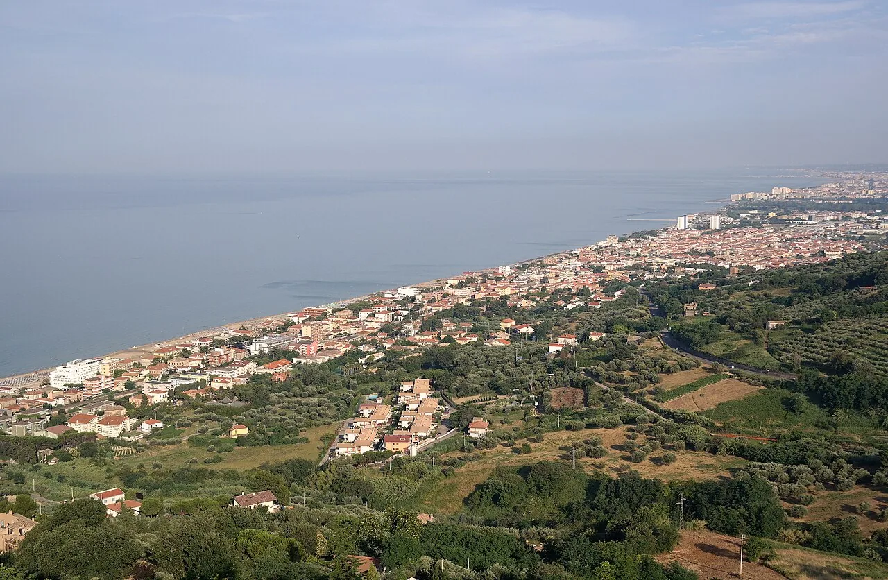 Silvi Marina vista dal borgo alto